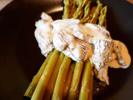 morilles à la crème & asperges - Chef Morel