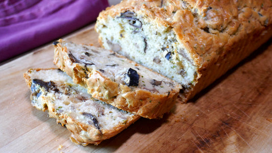 Recette du cake aux champignons - Chef Morel