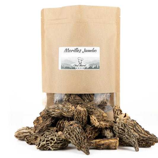 Morilles séchées Jumbo à farcir 90g - Chef Morel