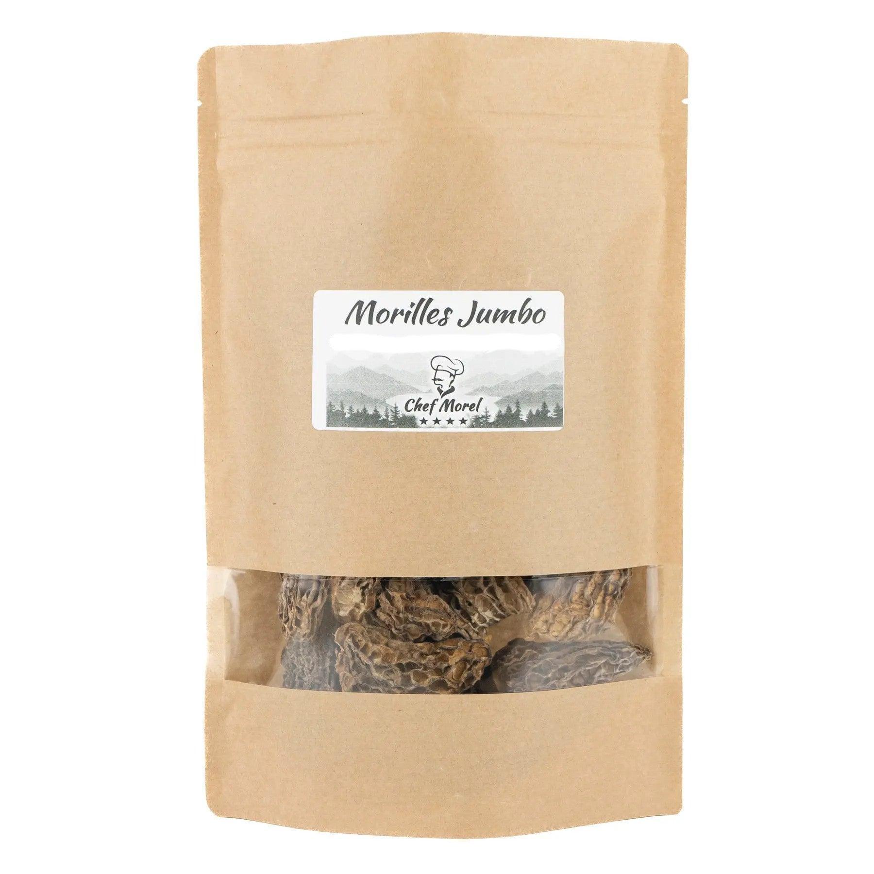 Morilles séchées Jumbo à farcir 90g - Chef Morel