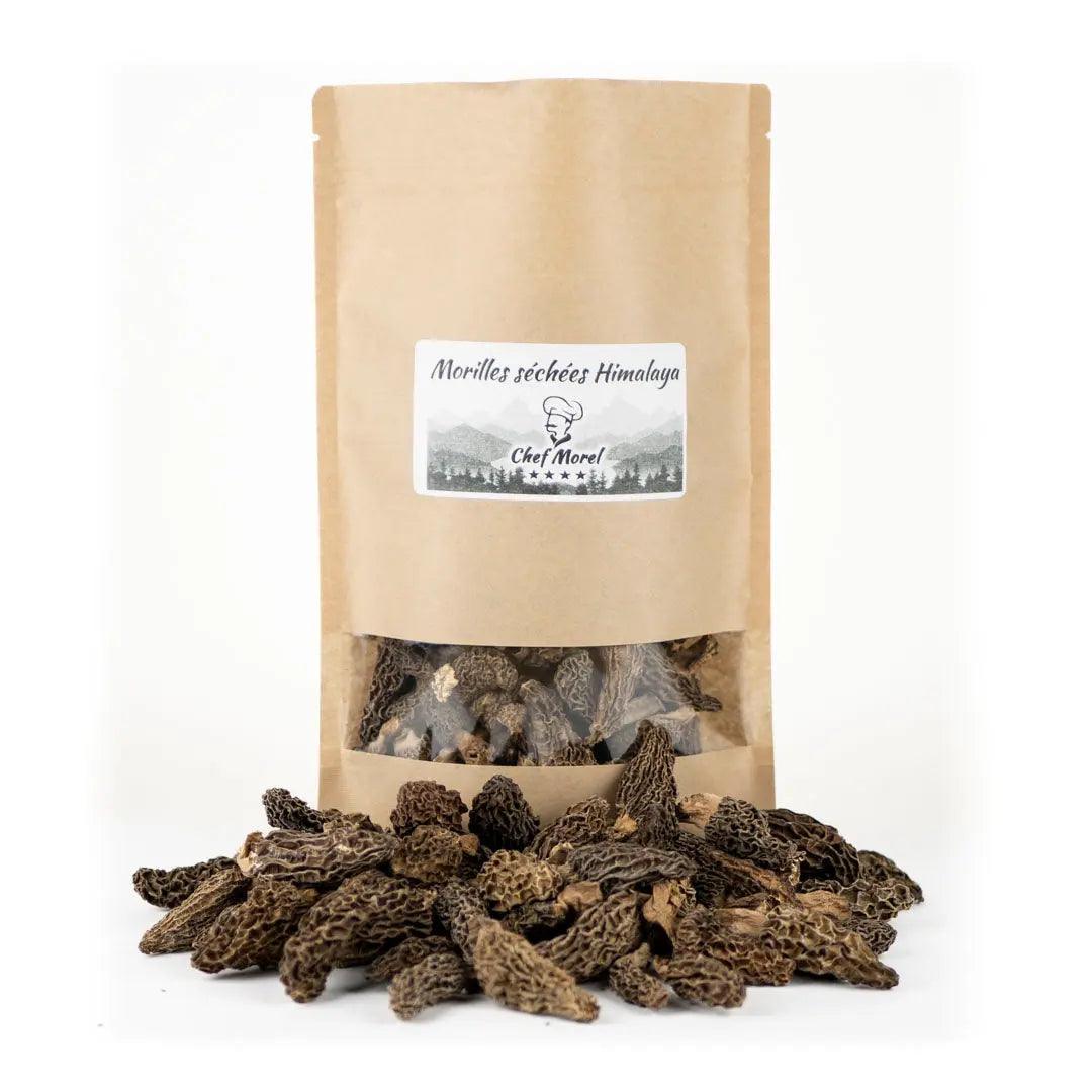 Morilles séchées fumées de l'Himalaya 100g - Chef Morel