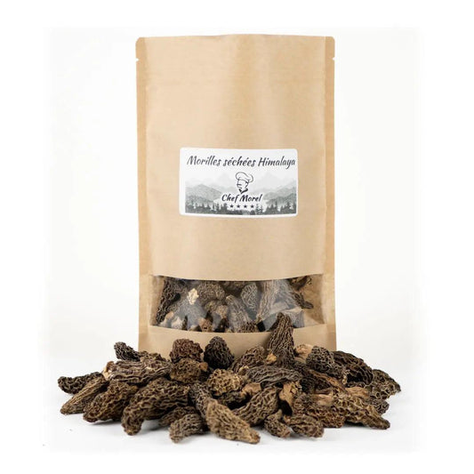 Morilles séchées fumées de l'Himalaya 100g - Chef Morel