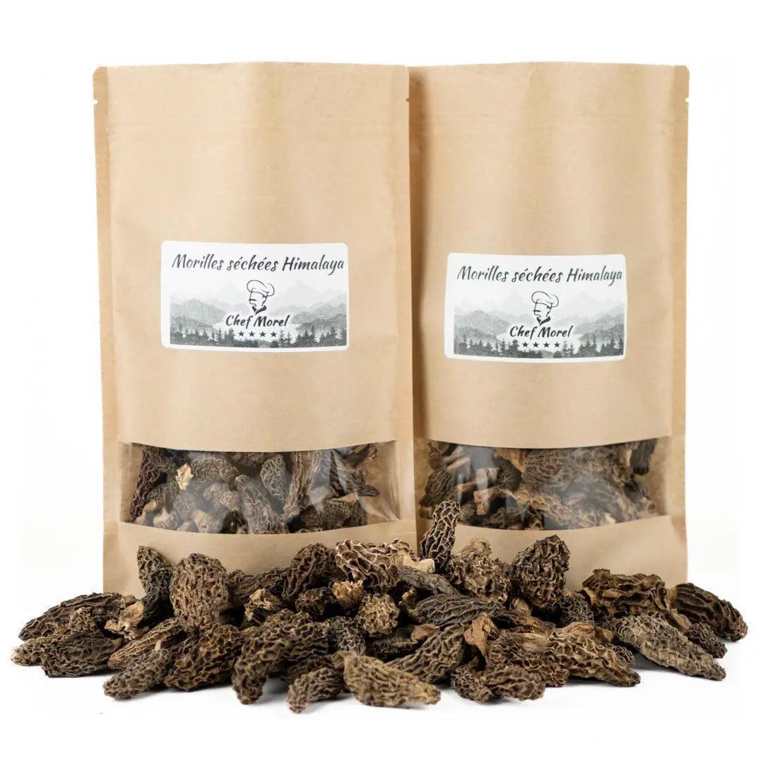 Morilles séchées fumées de l'Himalaya 200g - Chef Morel