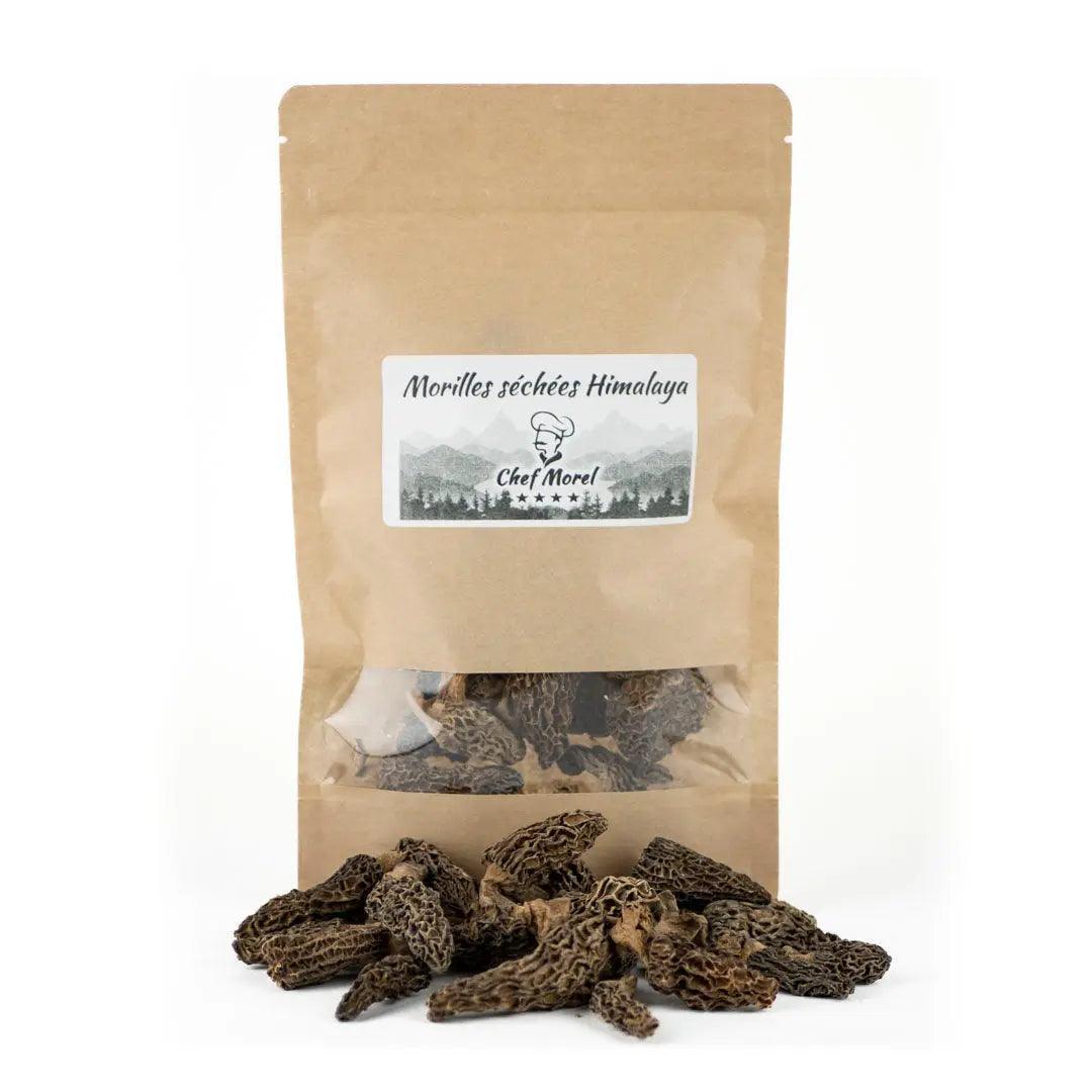 Morilles séchées fumées de l'Himalaya 25g - Chef Morel
