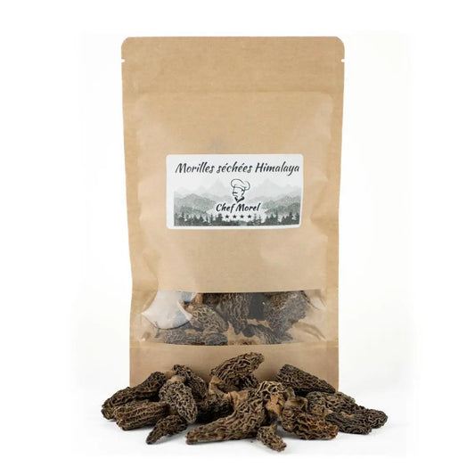 Morilles séchées fumées de l'Himalaya 25g - Chef Morel