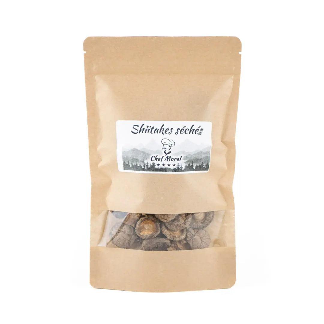 Shiitakés séchés qualité supérieure 100g - Chef Morel