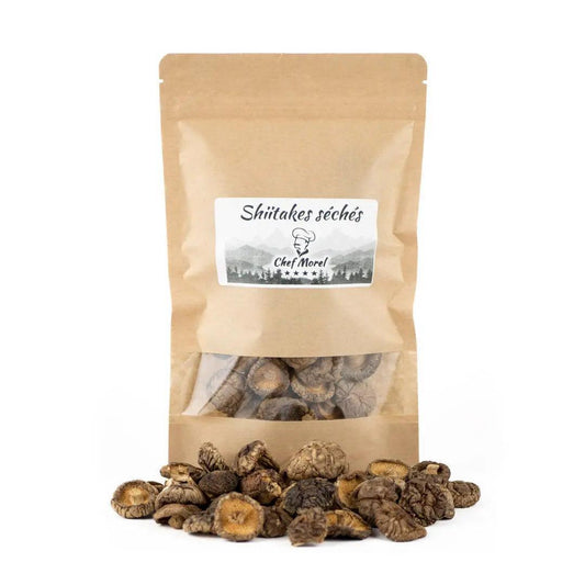 Shiitakés séchés qualité supérieure 50g - Chef Morel