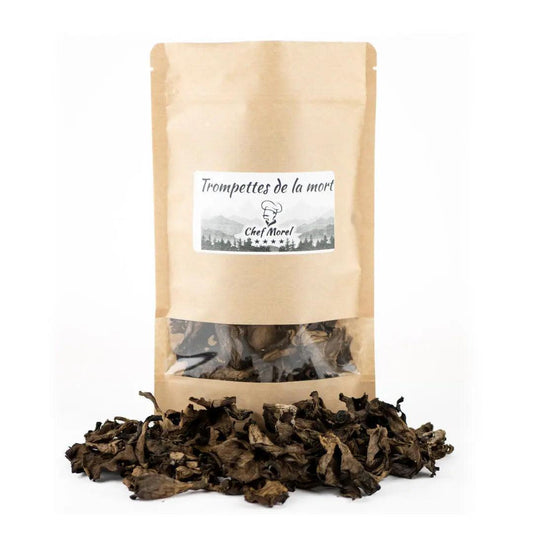 Trompettes de la mort séchées qualité supérieure 50g - Chef Morel