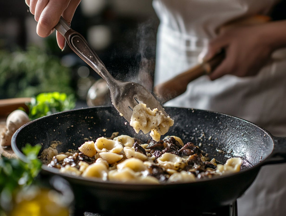 Conchiglioni-sauce-morilles-parmigiano Chef Morel