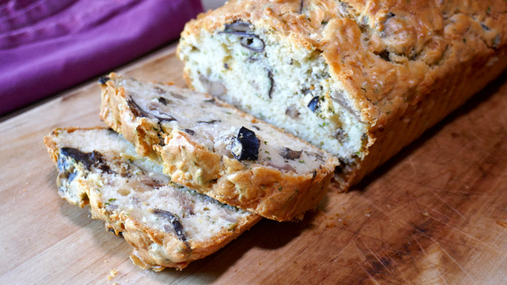 Recette du cake aux champignons - Chef Morel