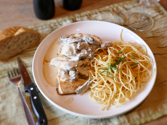 Suprêmes-de-volaille-fermière-aux-morilles Chef Morel