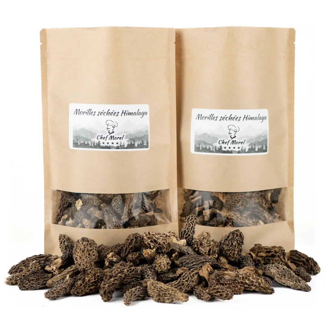 Morilles séchées Himalaya - Grade A Premium - 200gr Chef Morel