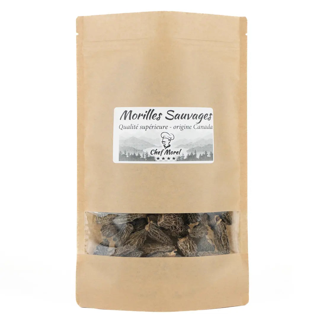 Morilles séchées sauvages - Canada 100 gr. Qualité supérieure. Chef Morel