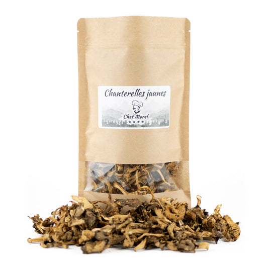 Chanterelles jaunes séchées 100g - Chef Morel